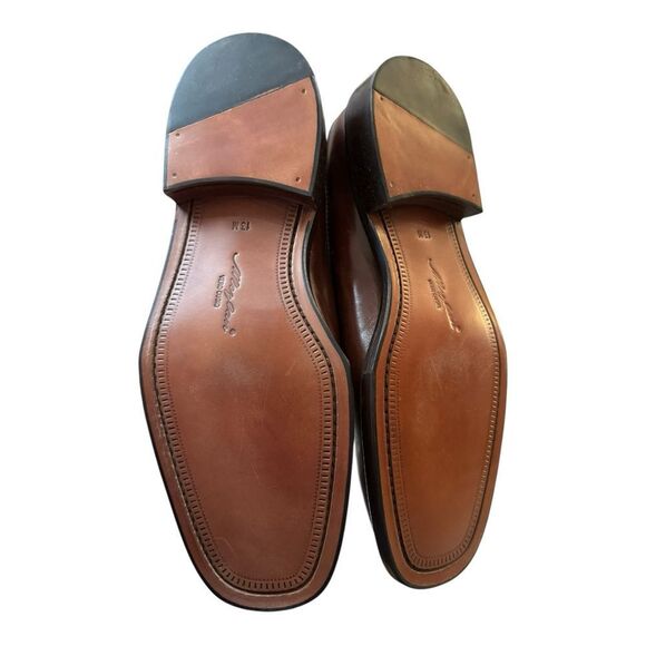 New Mezlan Banderas Men\'s Tan Brown Leather Lace-up Oxford Dress Shoes 13  13M main image 6